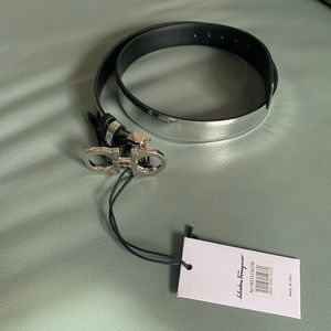 SALVATORE FERRAGAMO Gancini  Leather Belt